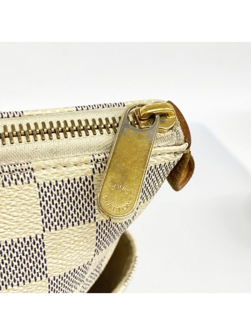 Louis Vuitton Tote Damier Azur Totally MM White - Picture 9 of 10